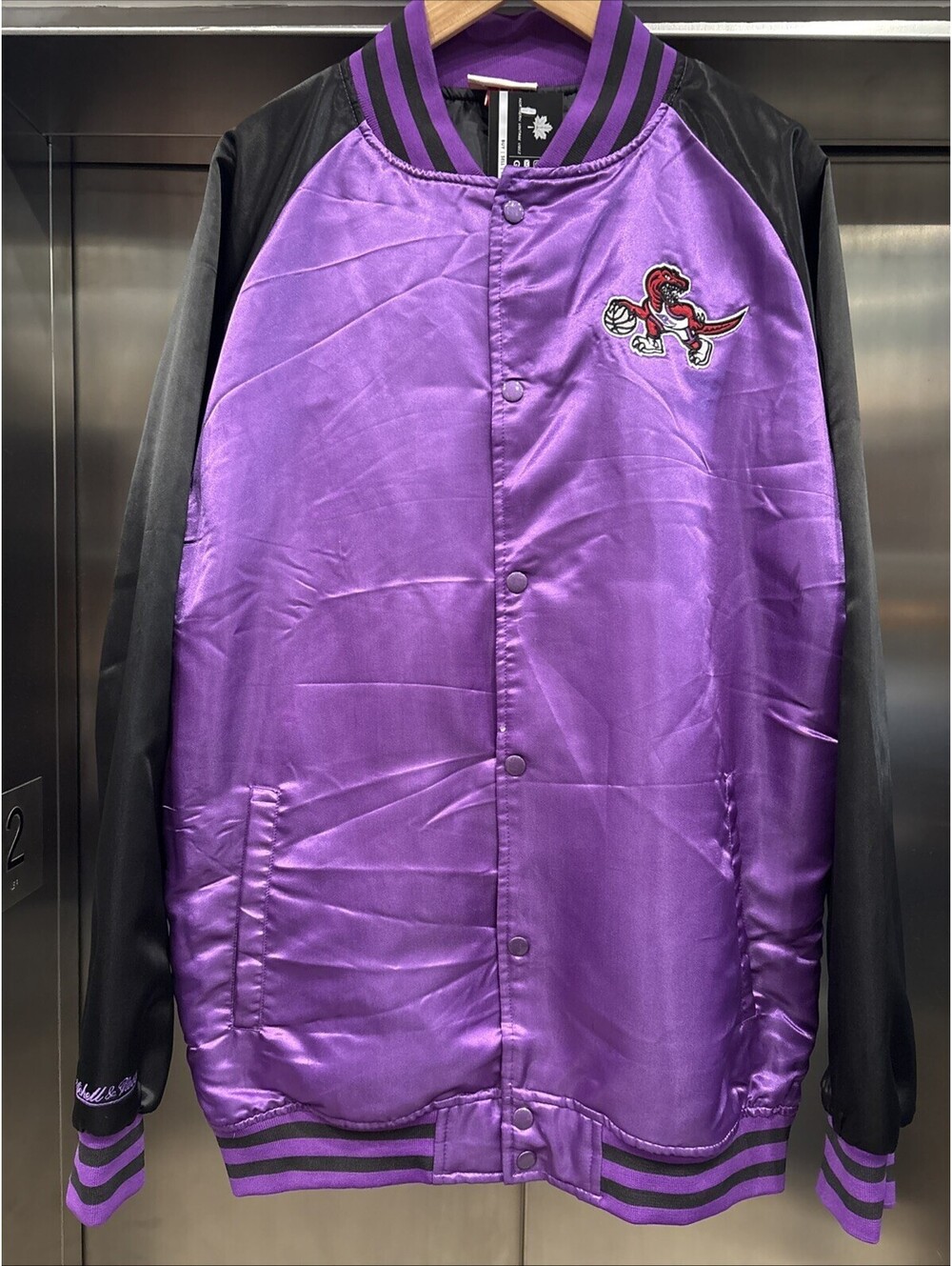 Vintage 00s Mitchell And Ness Toronto Raptors Varsity Jacket Sz L
